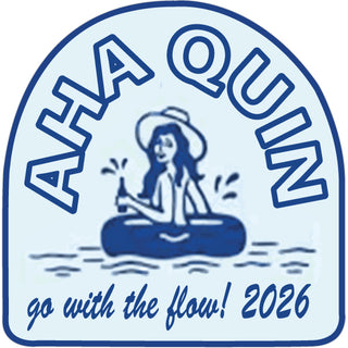 Go with the flow girl Sticker