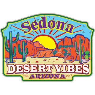 Sedona  Arizona   Desert Vibes Sticker