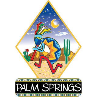 OK4 Palm Springs CA Kokopelli Diamond Sticker