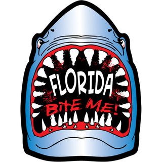OK4 Florida Shark Bite Me Sticker
