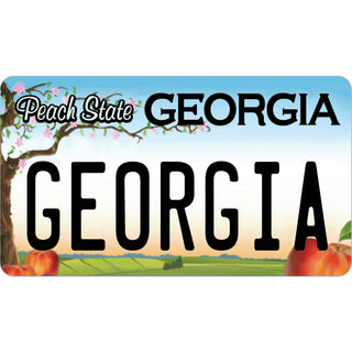 Georgia   Georgia License Plate Sticker