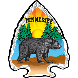 48762 OK4 Tennessee Walking Bear Arrowhead Sticker