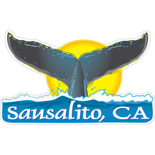 OK4 Sausalito  CA Whale Tail Sticker