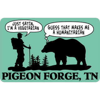 Pigeon Forge  Tennessee   Humanitarian Sticker