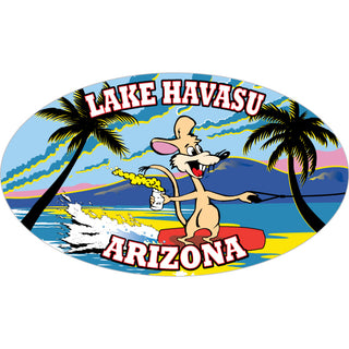 Lake Havasu Arizona   Pontoon Boat Sticker