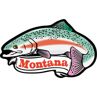 OK4 Montana Trout with Banner (00261) Sticker