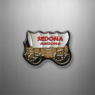 Sedona  Arizona   Covered Wagon 3D Magnet