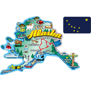 Alaska   50 States Sticker