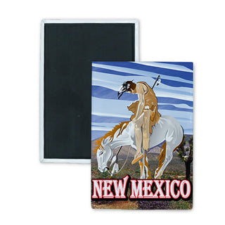 New Mexico Trail of Tears Rectangle Badge Magnet
