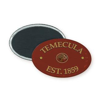 Temecula   City Seal Oval Oval Badge Magnet