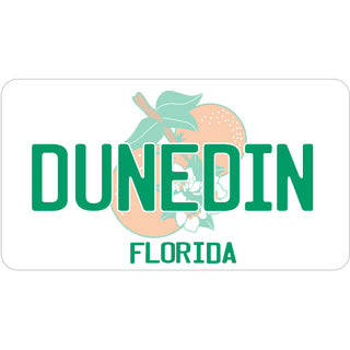 Dunedin  FL License Plate Sticker