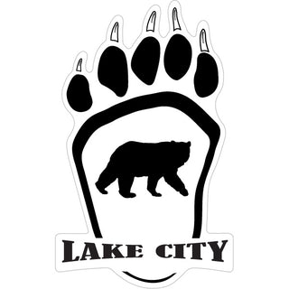 OK4 Lake City Colorado Bear Paw mini Sticker