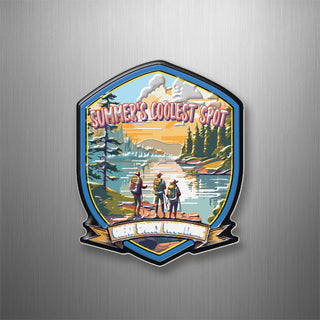 GREAT SMOKY MOUNTAINS SUMMERS COOLEST PLACE HIKERS 3D Magnet