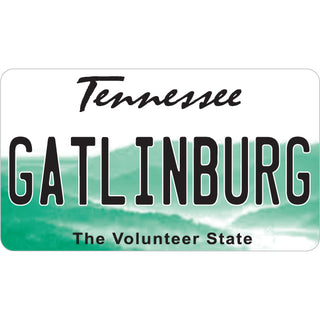 Gatlinburg   Tennessee License Plate Sticker
