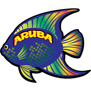 Aruba   Tropical Fish Sticker