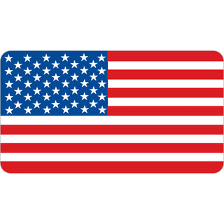 Novelty   American Flag Sticker
