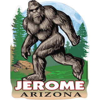 Jerome Bigfoot Bigfoot in the Woods Sticker