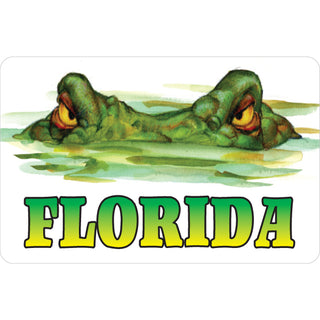 OK4 FLORIDA ALLIGATOR EYES Sticker