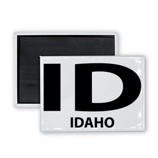 Idaho ID Euro Rectangle Badge Magnet