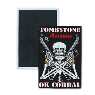 Tombstone Arizona OK Corral Rectangle Badge Magnet