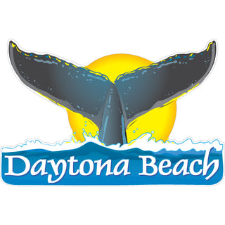 OK4 Daytona Beach Whale Tail Sticker