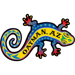 Oatman  AZ   Colorful Gecko Sticker