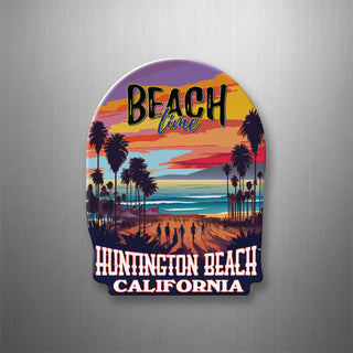 BEACH TIME SUNSET 3D Magnet
