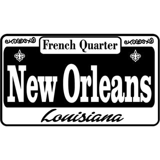 New Orleans  Louisiana   New Orleans Street Sign Sticker