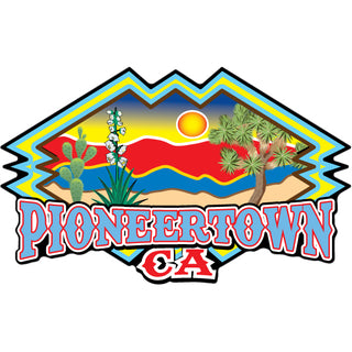 Pioneertown  CA   Desert Scene Sticker