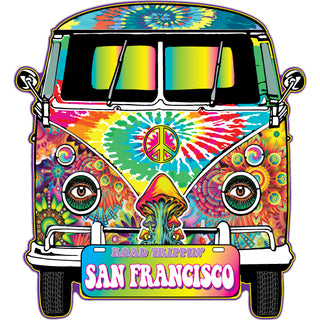 San Francisco   Road Trippin Bus Sticker