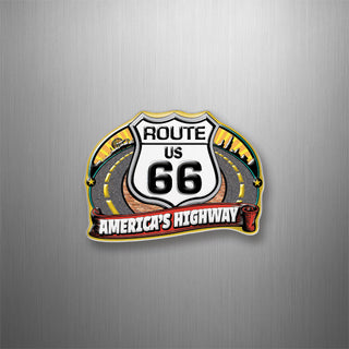 Route 66 America's Highway 3D Magnet