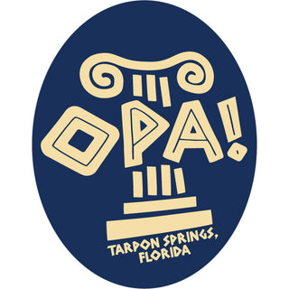 Tarpon Springs  Florida OPA! Sticker