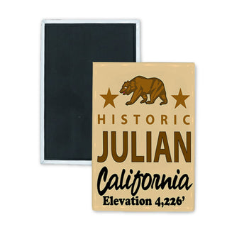 Julian  CA Elevation 4220 Rectangle Badge Magnet