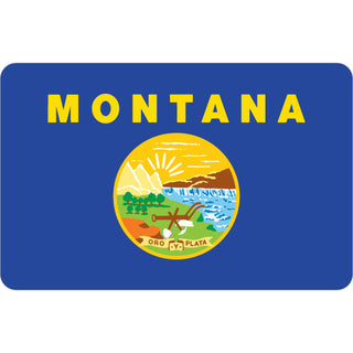 Montana State Flag Sticker