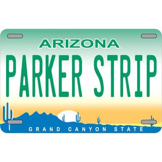 PARKER STRIP AZ LICENSE PLATE Sticker