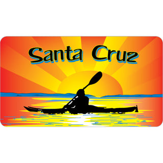 Santa Cruz   Kayak Sunset Sticker
