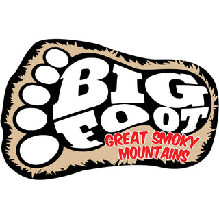 OK4 Great Smoky Mountains Bigfoot Footprint Sticker