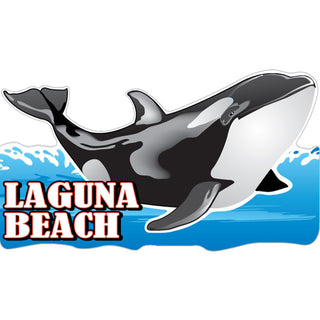 Laguna Beach   Orca Killer Whale Sticker