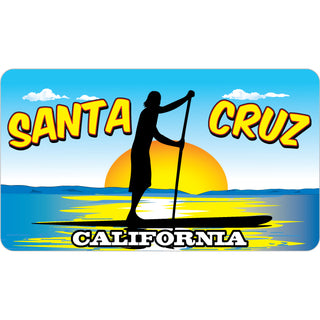 OK4 Santa Cruz  CA Stand Up Paddle Boarder Sticker