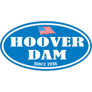 Hoover Dam   Blue Flag Euro Oval Sticker