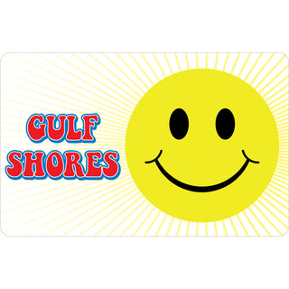 GULF SHORES HAPPY FACE Sticker