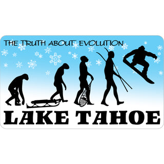 Lake Tahoe   Snowboard Evolution Sticker