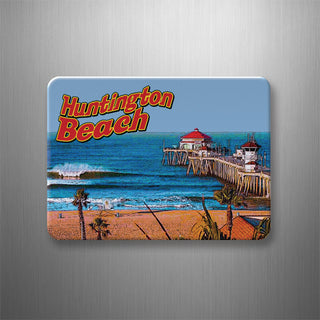 HUNTINGTON BEACH PIER PHOTO 3D Magnet