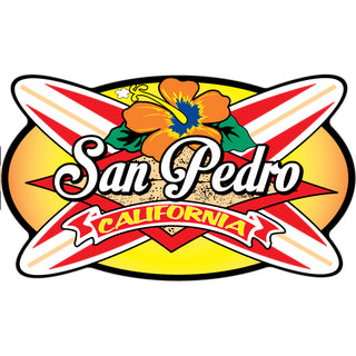 OK4 San Pedro  CA Crossing Longboards Sticker