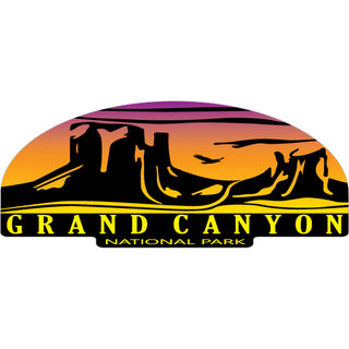 Grand Canyon National Park   Sunset Silhouette Sticker