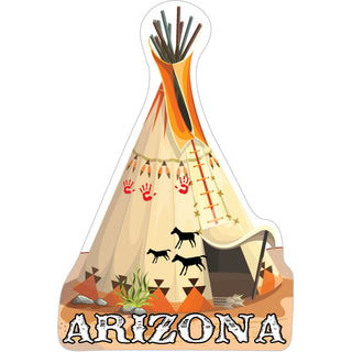 Arizona Teepee Sticker
