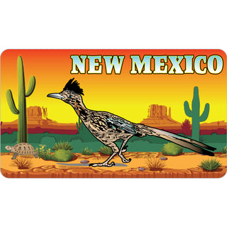 New Mexico   Roadrunner Desert Scene Sticker