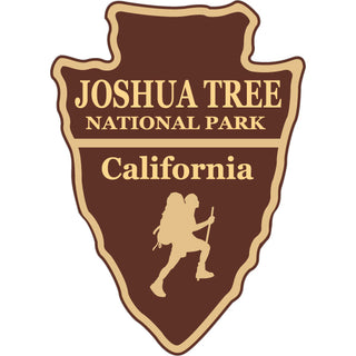 OK4 JOSHUA TREE ARROW HEAD brown sign Sticker