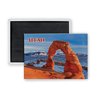 Utah   Arche Photo Rectangle Badge Magnet