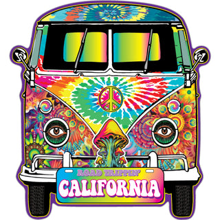California   Road Trippin' Bus Sticker
